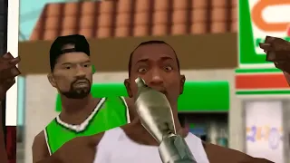 ¿hay algun puto problema  Colegas del barrio gta san andreas