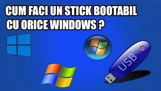 Cum poti face un stick bootabil cu Windows Xp/7/8/10