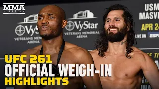 UFC 261 Weigh-In Highlights - MMA Fighting
