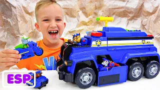 Vlad y Niki PAW Patrol última embarcación de salvamento