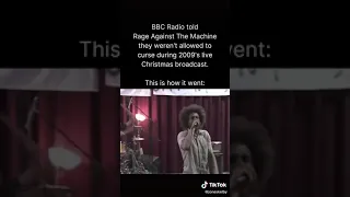 BBC Radio told RATM they weren't allowed to curse during 2009s live Christmas broadcast  This is how