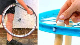 8 raffinierte DIY Ideen mit alter Fahrradfelge, Autoreifen, Schubkarrenrad | Deko Ideen | Recycling