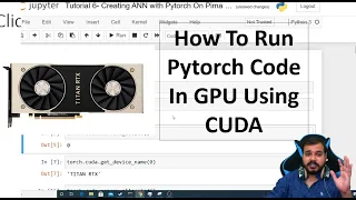 Pytorch Tutorial 6- How To Run Pytorch Code In GPU Using CUDA Library