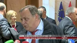 Rikthehen konkurset në Universitete - News, Lajme - Vizion Plus