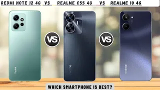 Redmi Note 12 4G Vs Realme 10 4G Vs Realme C55 4G 🔥🔥🔥 @techcollar