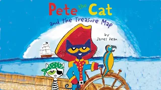 Pete the Cat and the Treasure Map | Read aloud | James Dean