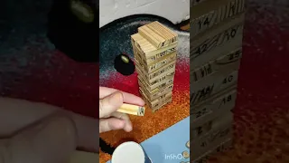 #дженга с #цифрами и с игровыми #кубиками  #jenga