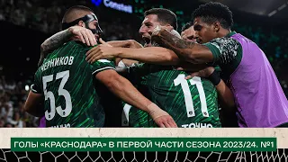 Голы ФК «Краснодар» в осенней части сезона 2023/24. Часть 1