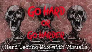 Hard Techno Rave Mix | 180 bpm | 4K Visuals | December 2023