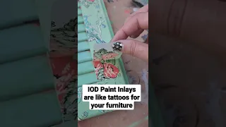 IOD Paint Inlays are like tattoos for your furniture!