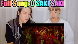 Korean singers' reaction to seeing a Bollywood trailer that attracts people🇮🇳Full Song: O SAKI SAKI