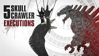 5 Brutal SkullCrawler Executions by MechaGodzilla || Animated Simulations