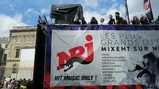 Cauet en live à la techno parade 2019