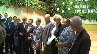 Fijian Minister & High-Level Climate Champion officially launched the Fiji-German Talanoa Space