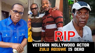Sad RIP: Nollywood Father & Son Zulu Adigwe Has Died & Junior Pope Is Dead Too.