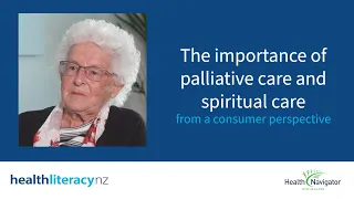 The importance of palliative care and spiritual care