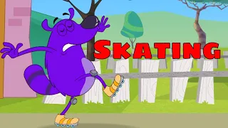 Skating Ep - 78 - Pyaar Mohabbat Happy Lucky - Funny Hindi Cartoon Show - Zee Kids
