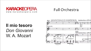 Karaoke Opera: Il Mio Tesoro - Don Giovanni (Mozart) Orchestra Only Version with Printed Music
