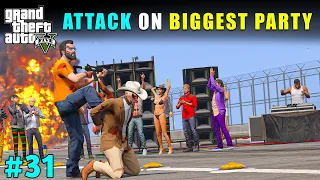 MICHAEL ATTACK ON BIGGEST MAFIA PARTY | GTA 5 GAMEPLAY #31