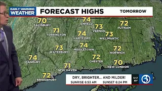 FORECAST: Thursday to be dry and bright with mild temperatures