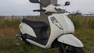 SUZUKI ADDRESS 125 2023 новая модель ускорение и обзор в Японии