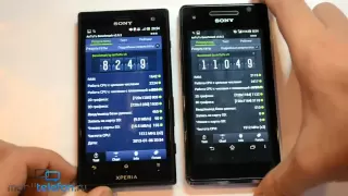 Sony Xperia V (TX) vs Xperia Acro S (S, Ion, SL): сравнение скорости