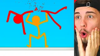 Ich REAGIERE auf die BESTEN STICK FIGHT ANIMATION