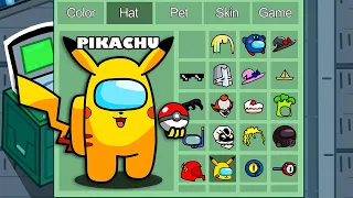 Pikachu in Among Us ◉ funny animation - 1000 iQ impostor