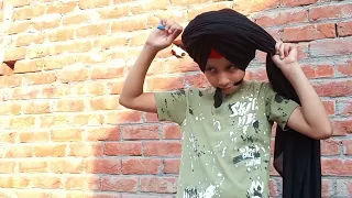 How to tie Patiala shahi turban
