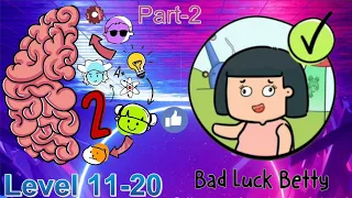 Brain Test Tricky Stories Bad Luck Betty Part - 2, All Levels Complete