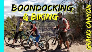 BOONDOCKING NEAR THE GRAND CANYON (and BIKING) | RV Full Time Living | (Reset Your Journey)