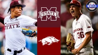 #14 Mississippi State vs #5 Arkansas Highlights (G2) | 2024 College Baseball Highlights