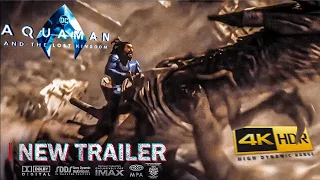 [4K HDR] Aquaman 2: The Lost Kingdom - New Trailer (60FPS) Jason Momoa | Warner Bros 2023