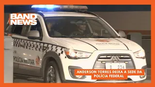 Anderson Torres deixa a sede da Polícia Federal | BandNews TV