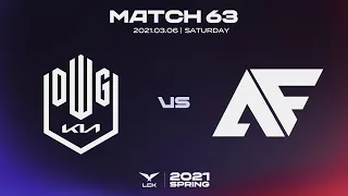 DK vs. AF | Match63 Highlight 03.06 | 2021 LCK Spring Split