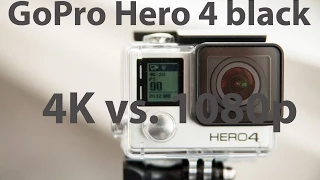 Gopro HERO 4 BLACK 4K vs 1080p Comparison and Review