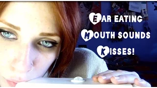 ASMR ❤ CLOSE UP! Ear Eating, MOUTH SOUNDS & Kisses!