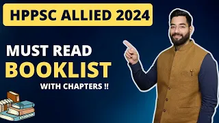 HP Allied 2024 | Booklist for HP Allied Exam 2024 | Detailed sources for HPPSC allied exam 2024