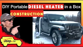 DIY Portable  Diesel Heater in a Box for Camping: Construction