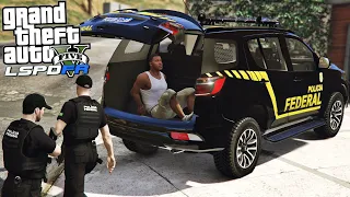 GTA V PF - FRANKLIN É PRESO PELA POLÍCIA FEDERAL | TRAILBLAZER 2021 #568