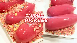 BEST WAY! HOW TO MAKE CANDIED PICKLES