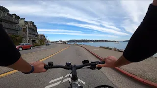 Scenic bike ride from downtown San Francisco to Sausalito and back by Ferry