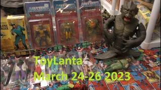 ToyLanta March 2023 Virtual Video Tour! Vintage Toys Action Figures & Comic Convention!