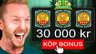 GIGANTISKA bonusköp på Big Bamboo big win hos Svenska Spel