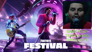 Fortnite Festival Save Your Tears Hard Difficulty