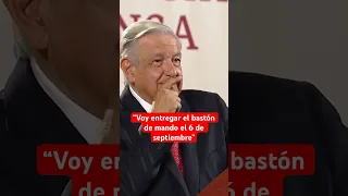 AMLO entregará bastón de mando al candidato de la 4T #milenioshorts