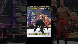 Smackdown Invades RAW WWE RAW homecoming 2005 | RAW vs Smackdown survivor series 2005 | Raw invades