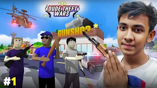 I'M BECOME NEW GANGSTER IN CITY | DUDE THEFT WAR GAMEPLAY BANGLA