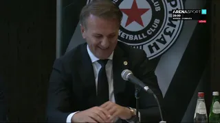 PROMOCIJA ŽELJKA OBRADOVIĆA: KK Partizan Nis predstavio novog trenera / 28.06.2021.