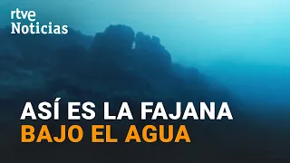 Primeras imágenes SUBMARINAS de la FAJANA formada por la erupción en LA PALMA | RTVE